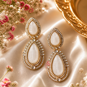 Royal Teardrop Luxe Earrings