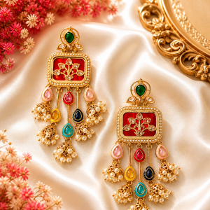 Festive Fusion Statement Earrings