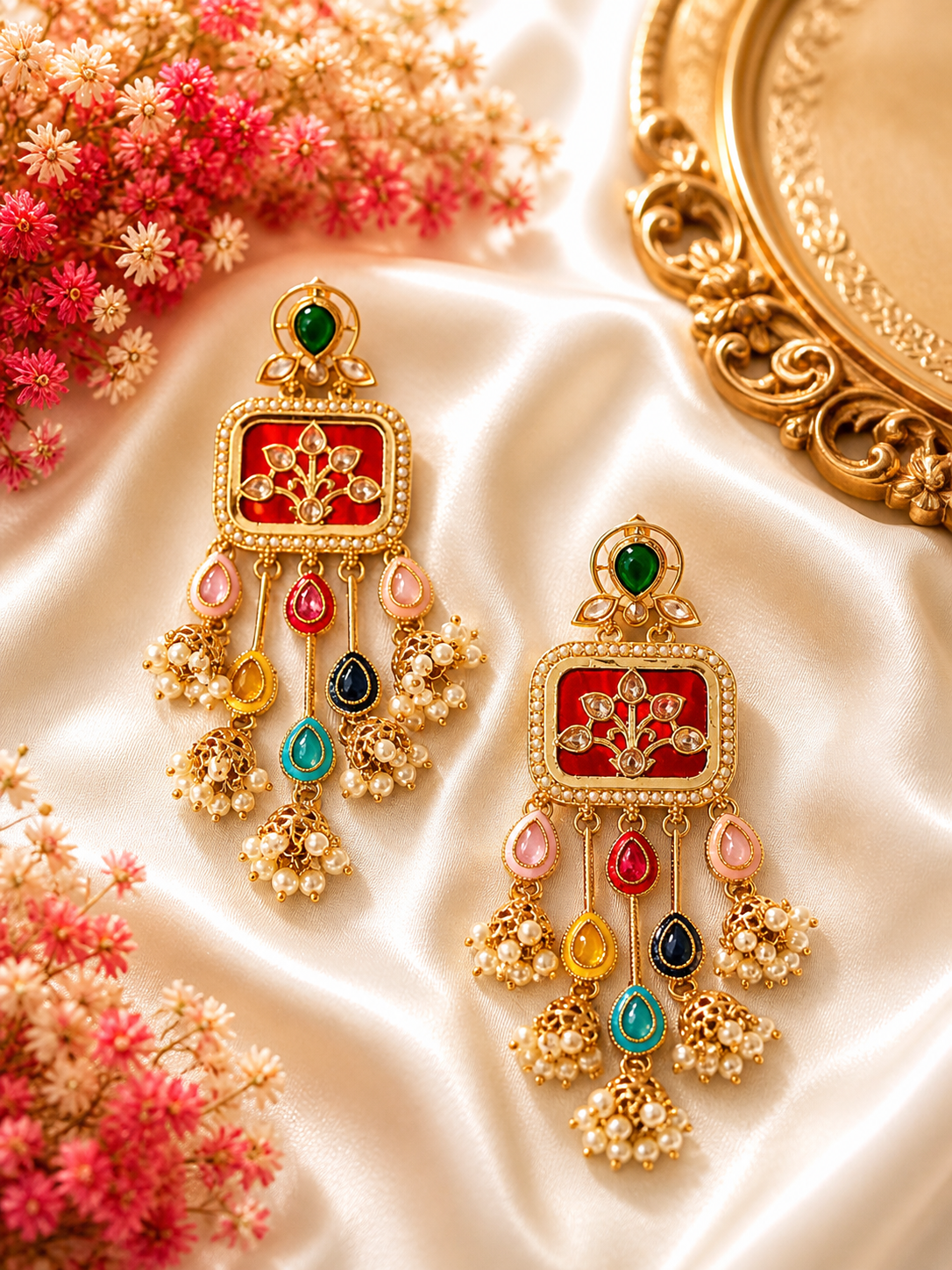 Festive Fusion Statement Earrings