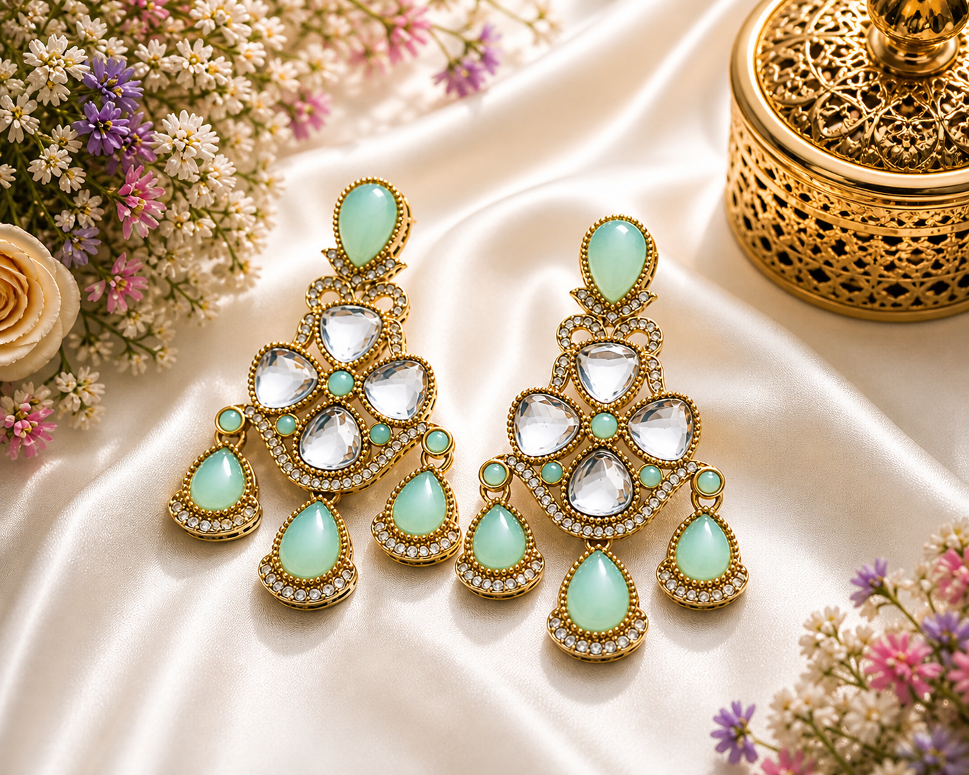 Veloura Blush Luxe Earrings