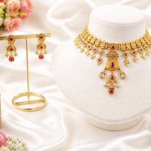 Manjari Gemstone Choker