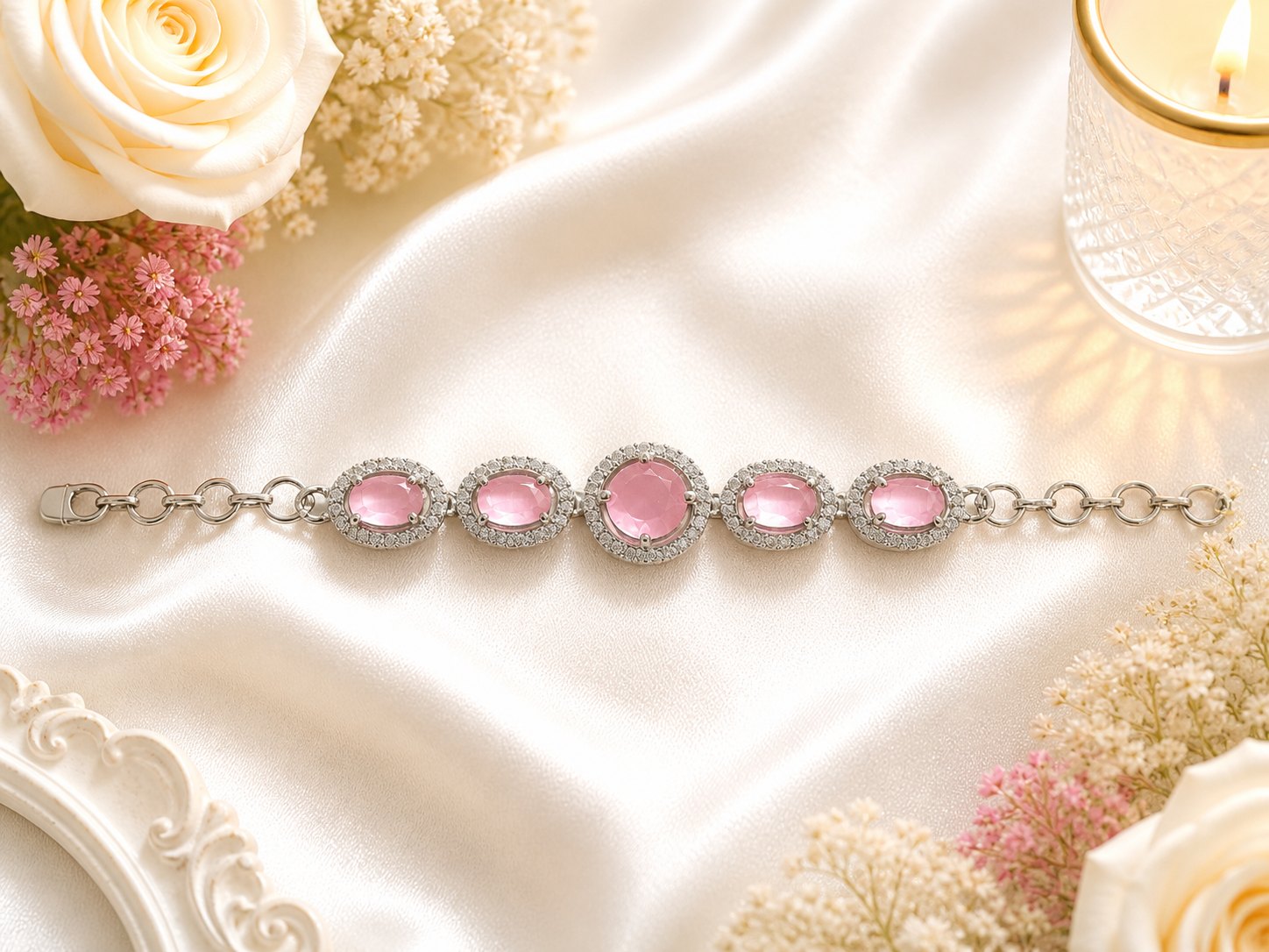 Pastel Halo Elegance Bracelet - Image 2