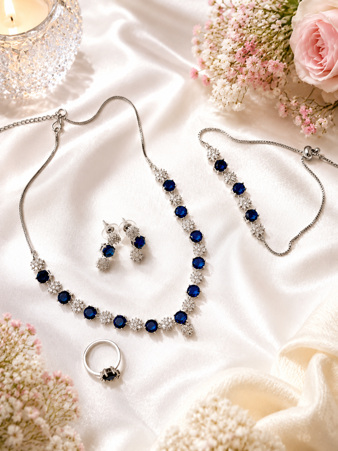 ✨ Royal Radiance AD Jewellery Set ✨
