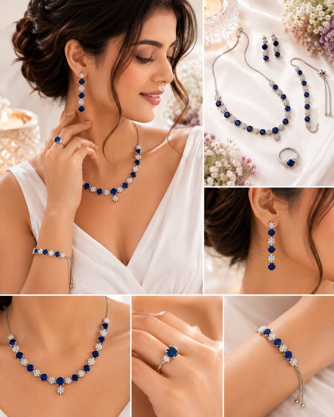 ✨ Royal Radiance AD Jewellery Set ✨ - Image 6