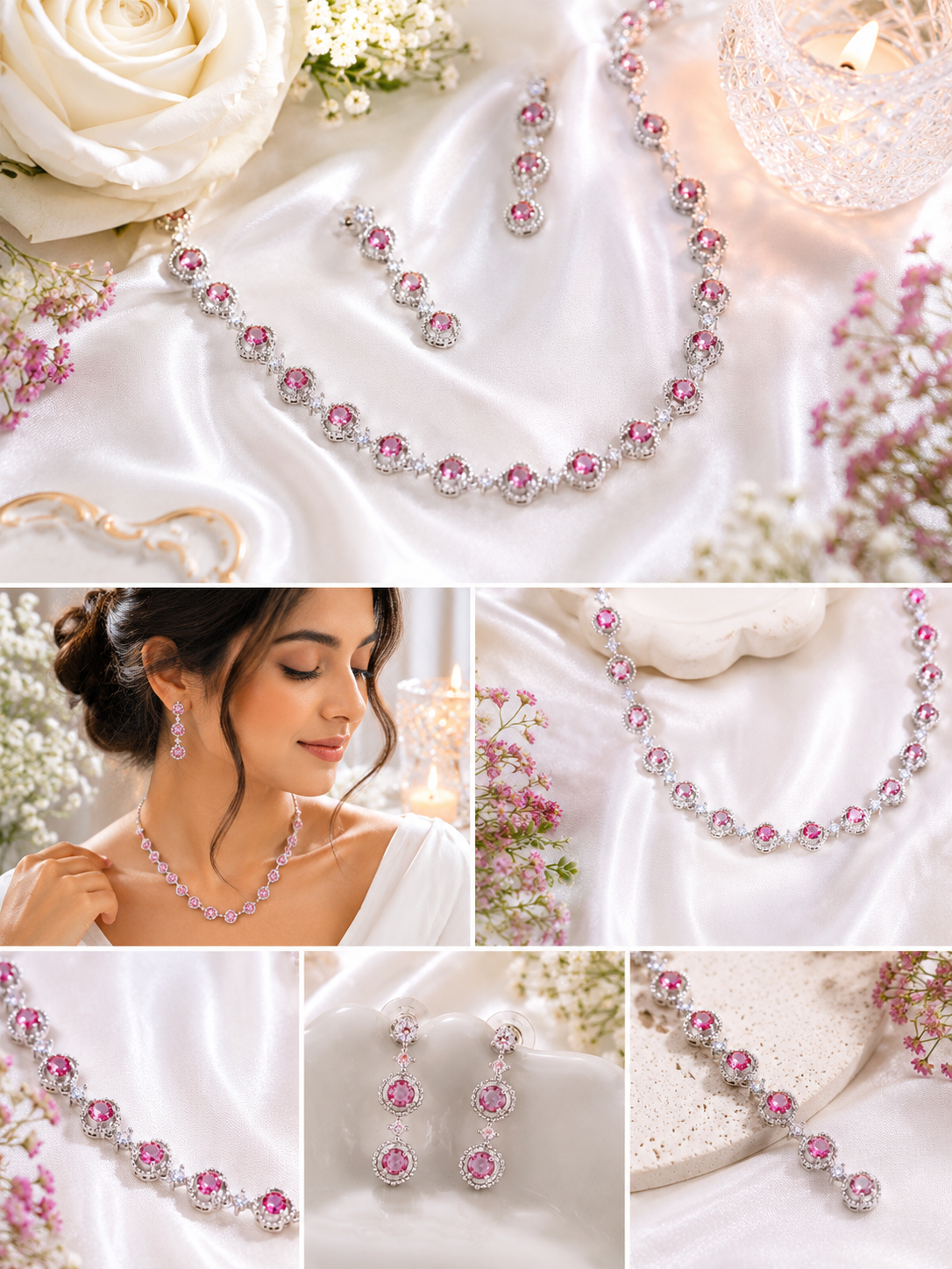✨ Celestial Grace AD Necklace Set ✨ - Image 4