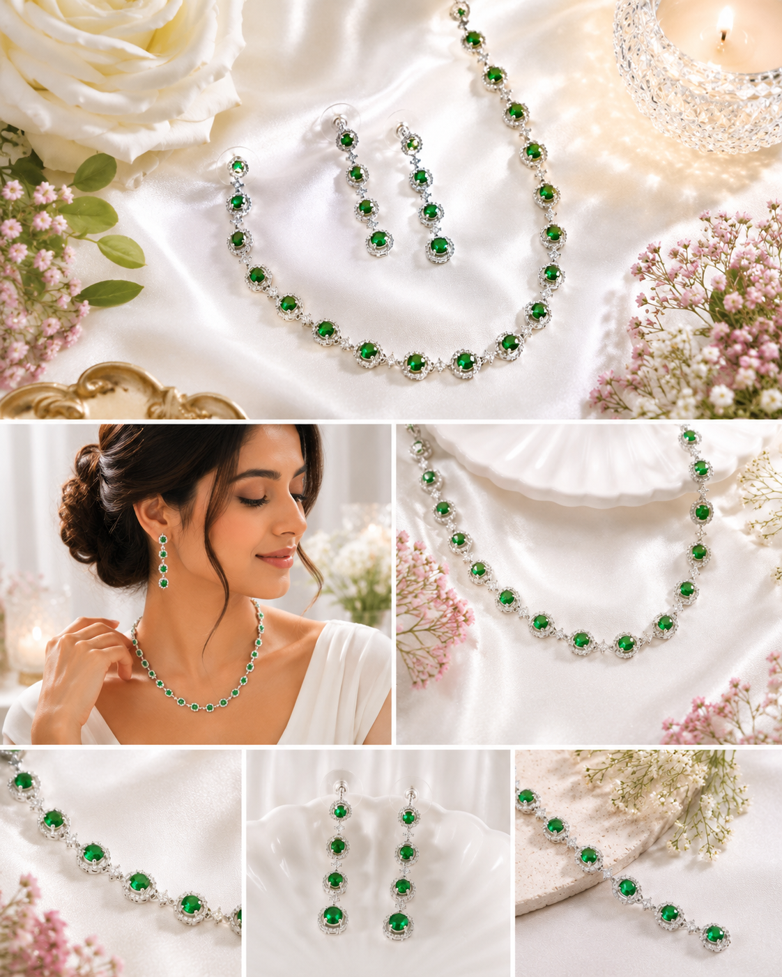 ✨ Celestial Grace AD Necklace Set ✨ - Image 5