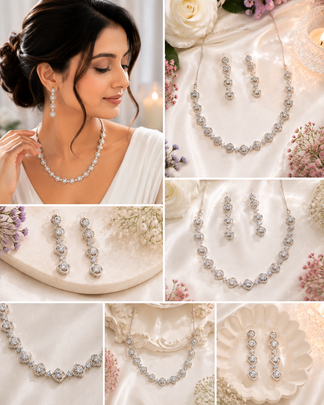 ✨ Celestial Grace AD Necklace Set ✨ - Image 7