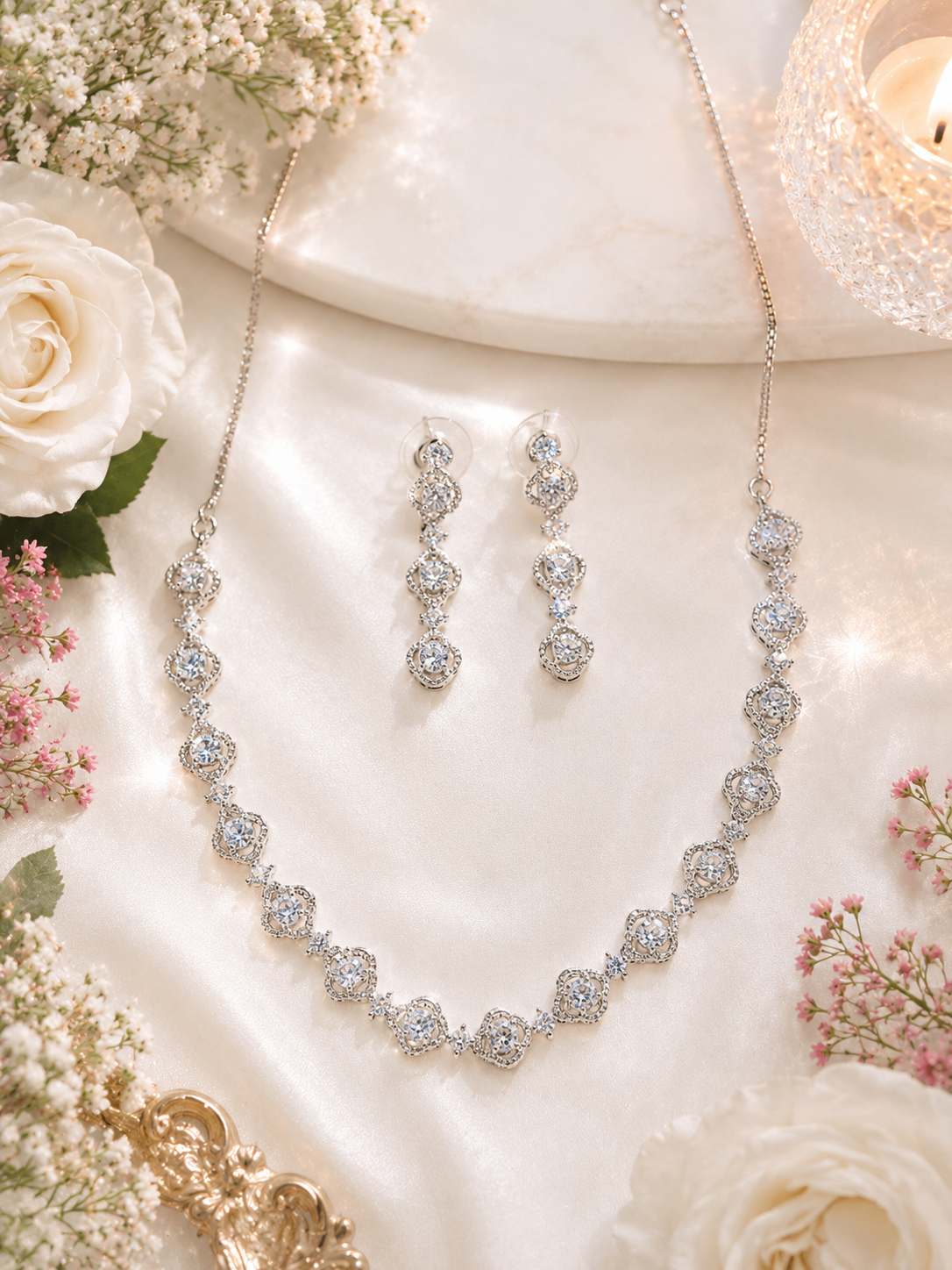 ✨ Celestial Grace AD Necklace Set ✨ - Image 8