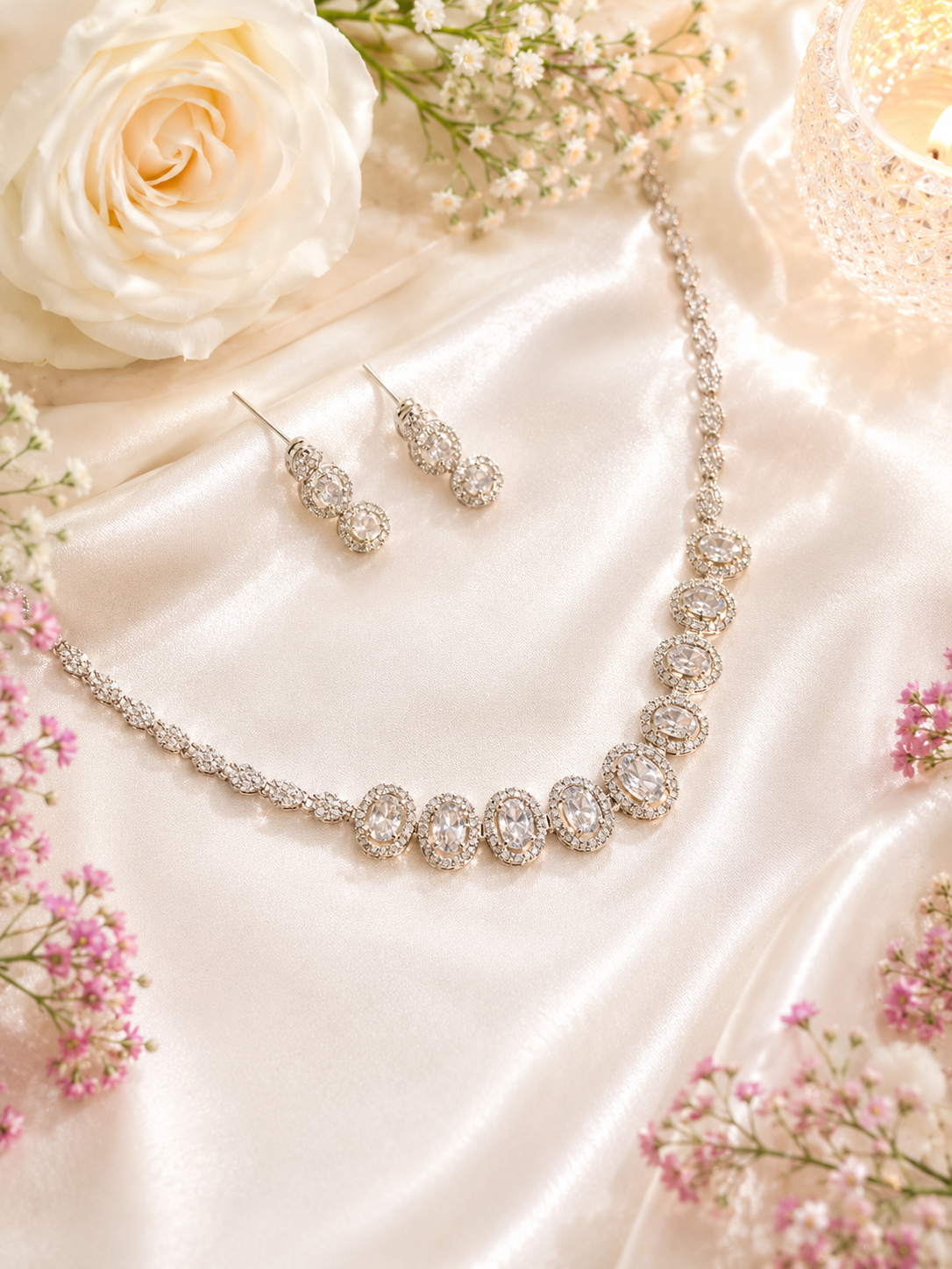 ✨ Royal Radiance AD Necklace Set ✨