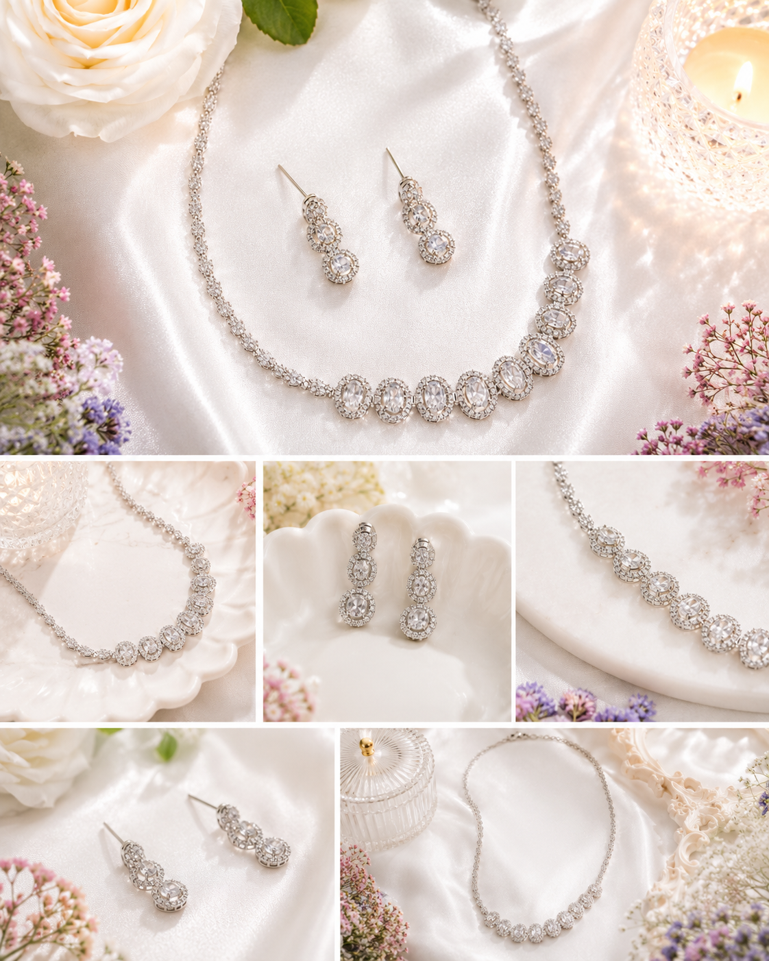 ✨ Royal Radiance AD Necklace Set ✨ - Image 3