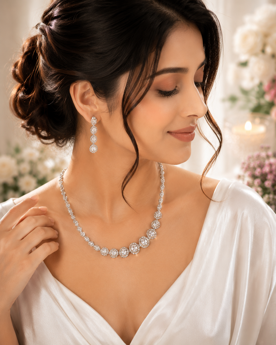 ✨ Royal Radiance AD Necklace Set ✨ - Image 2