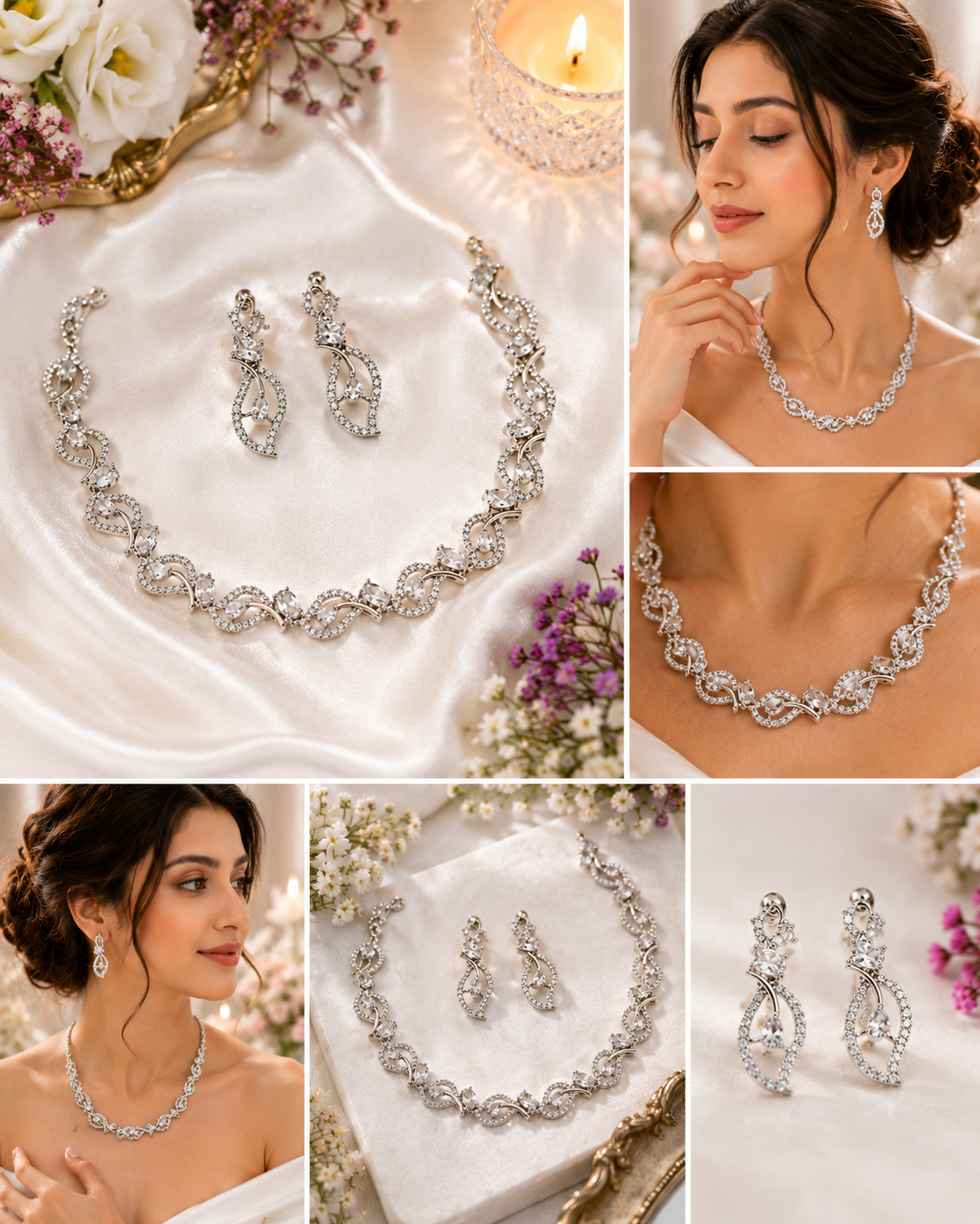 ✨ Eterna Grace AD Necklace Set ✨