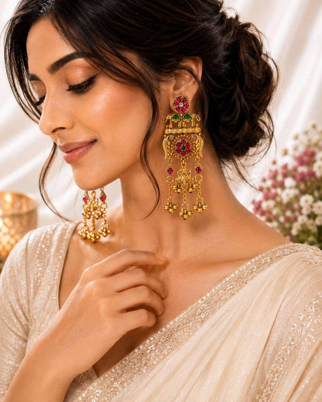 Rajnandini Tassel Earrings