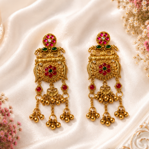 Gulnaar Royal Tassel Earrings