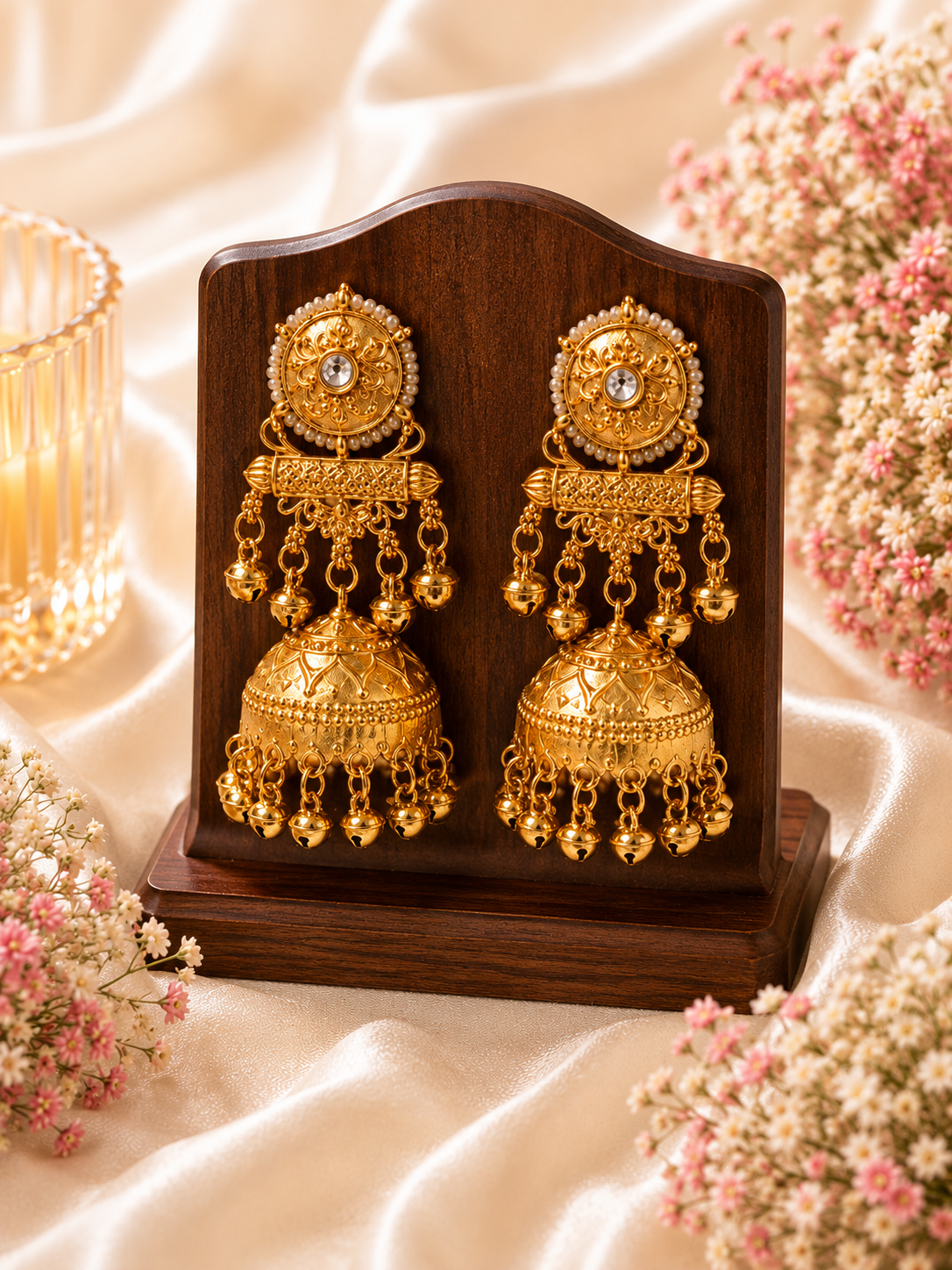 Noor Mahal Jhumka Earrings