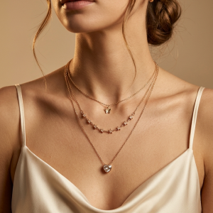 Celestial Heart Layered Necklace