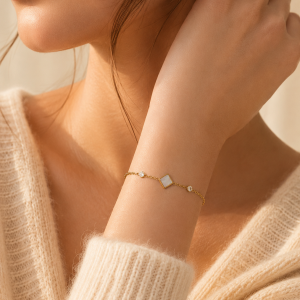 Geometric Charm Bracelet