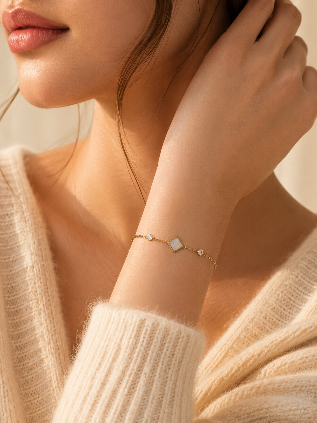 Geometric Charm Bracelet