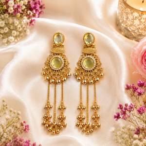 Aadhira Pearl Chandbali Earrings