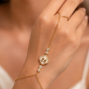 Celeste Butterfly Hand Chain Bracelet