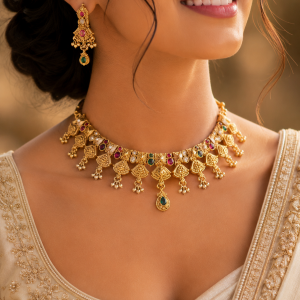 Varnika Pearl Choker
